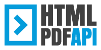 HTML to PDF API logo color