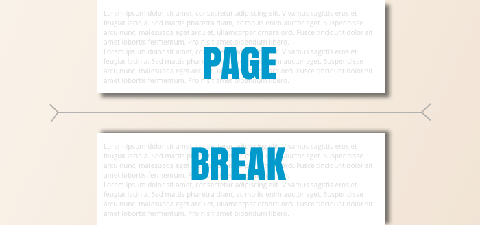 css, page breaks